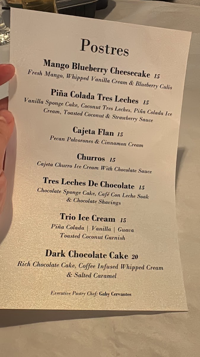 Menu Mi Sueño Upscale Mexican Cuisine & Cocktails-7